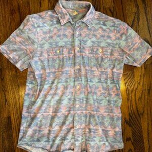Faherty Men's Six Rivers Southwestern Print Shirt
